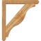 Ekena Millwork Funston Craftsman Rough Sawn Bracket w/ Offset Brace, Western Red Cedar, 6"W x 40"D x 44"H BKT0604X40X44FST04RWR - alternate 2